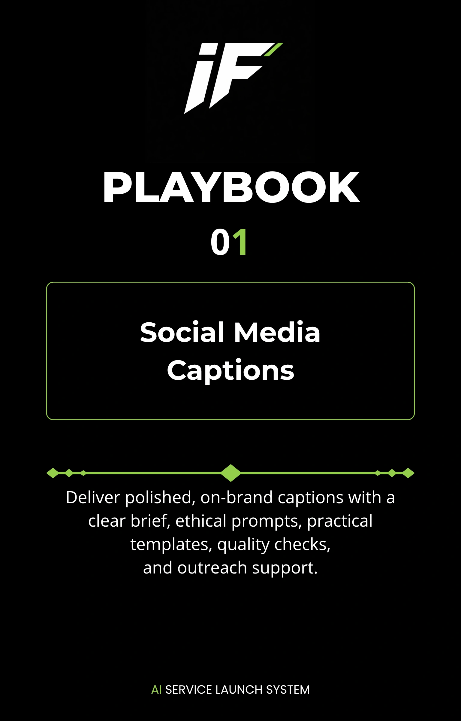 Social Media Captions playbook cover